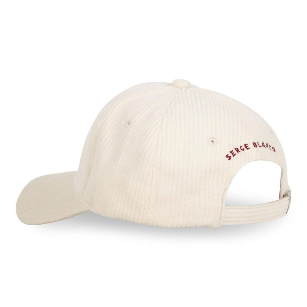 SERGE BLANCO Casquette Baseball homme en velours côtelé Velvet