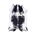 Paris Prix Tapis Imprimé Imitation Fourrure  Western  Noir. Coloris disponibles : Noir