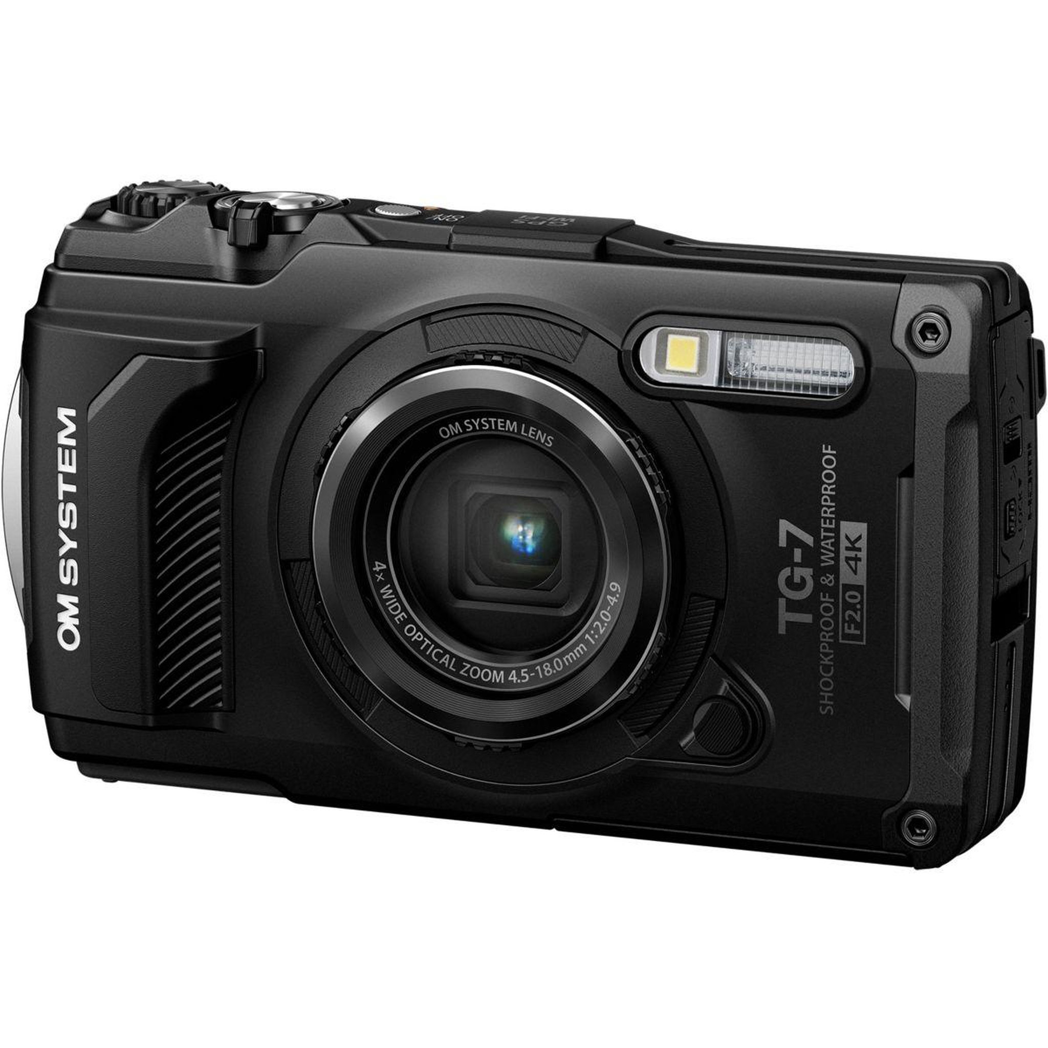Voir la diapositive 2 : OM SYSTEM Appareil photo Compact TG-7 Black