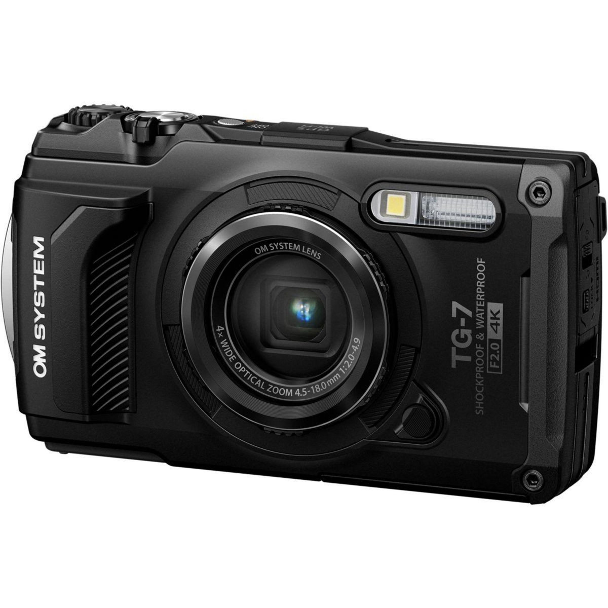 OM SYSTEM Appareil photo Compact TG-7 Black
