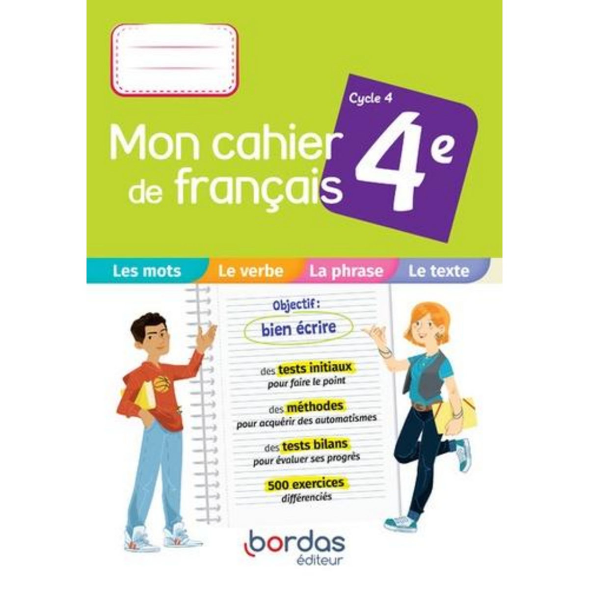 FRANCAIS 4E CYCLE 4 MON CAHIER DE FRANCAIS. EDITION 2021, Le Doré Bénédicte