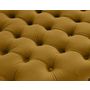 Voir la diapositive 6 : LISA DESIGN Camden - pouf chesterfield en velours - pieds en métal doré