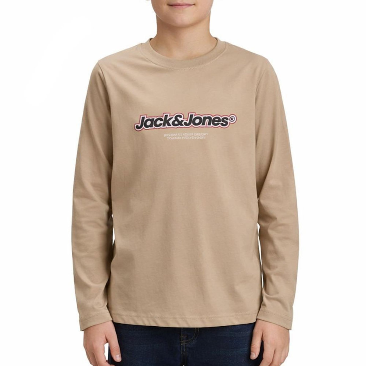 Jack & Jones T-Shirt Beige Garçon Jack & Jones Nohos
