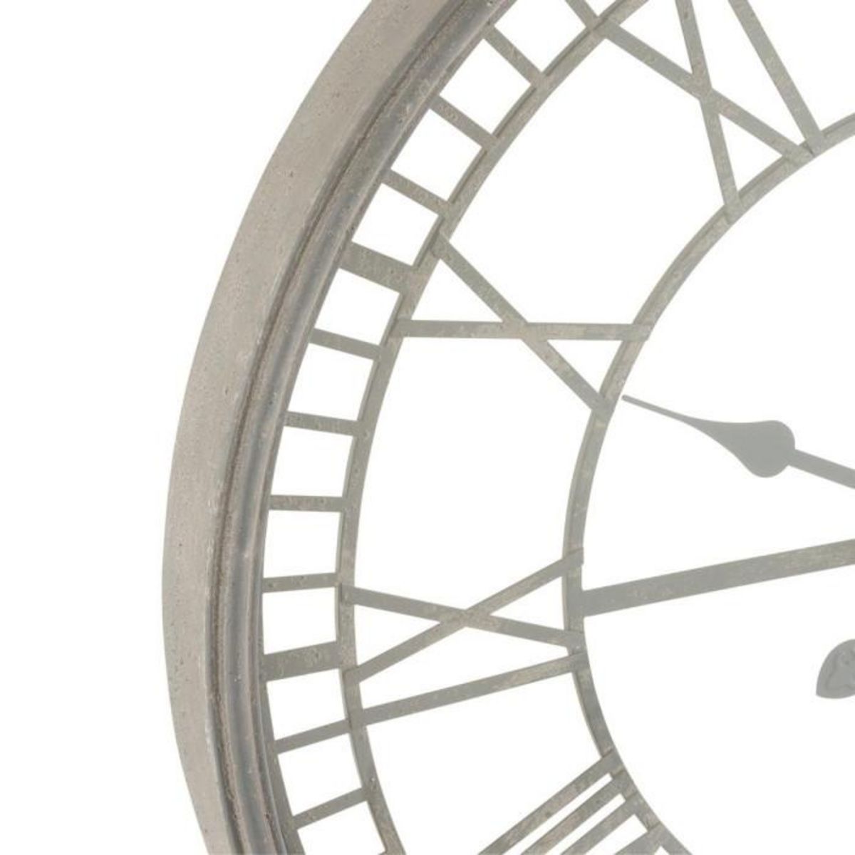 Paris Prix Horloge Murale Design  Métal & Verre  67cm Gris