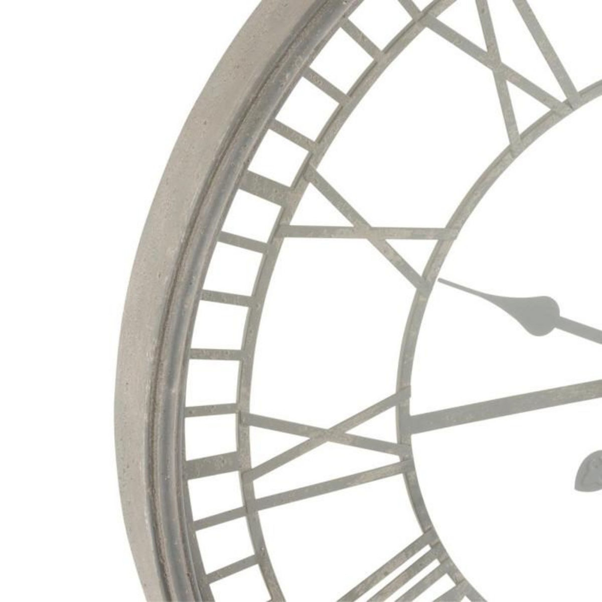 Paris Prix Horloge Murale Design  Métal & Verre  67cm Gris