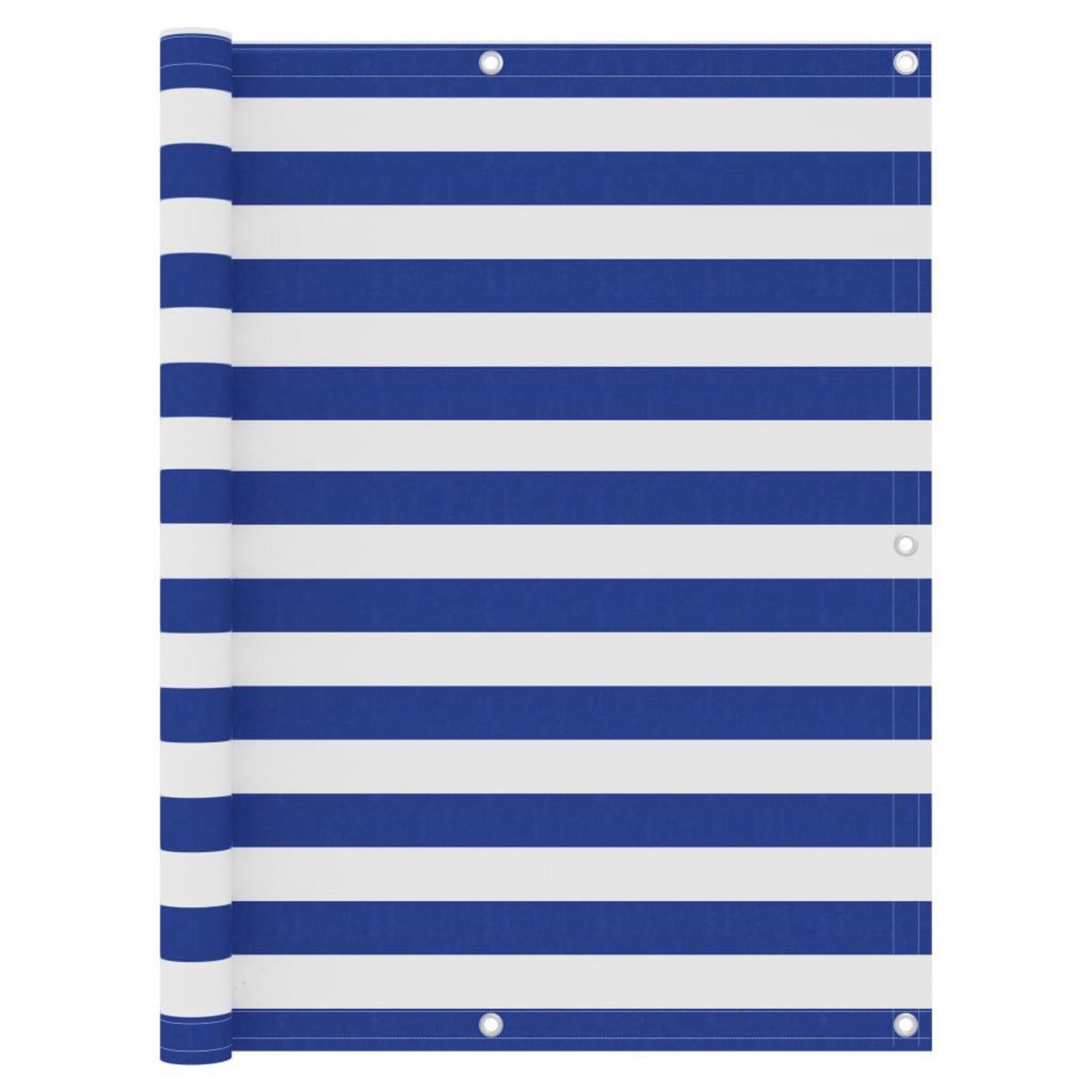 VIDAXL Ecran de balcon Blanc et bleu 120x400 cm Tissu Oxford
