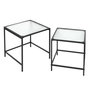 Voir la diapositive 4 : Paris Prix Lot de 2 Tables Gigognes Design  Rosa  40cm Noir