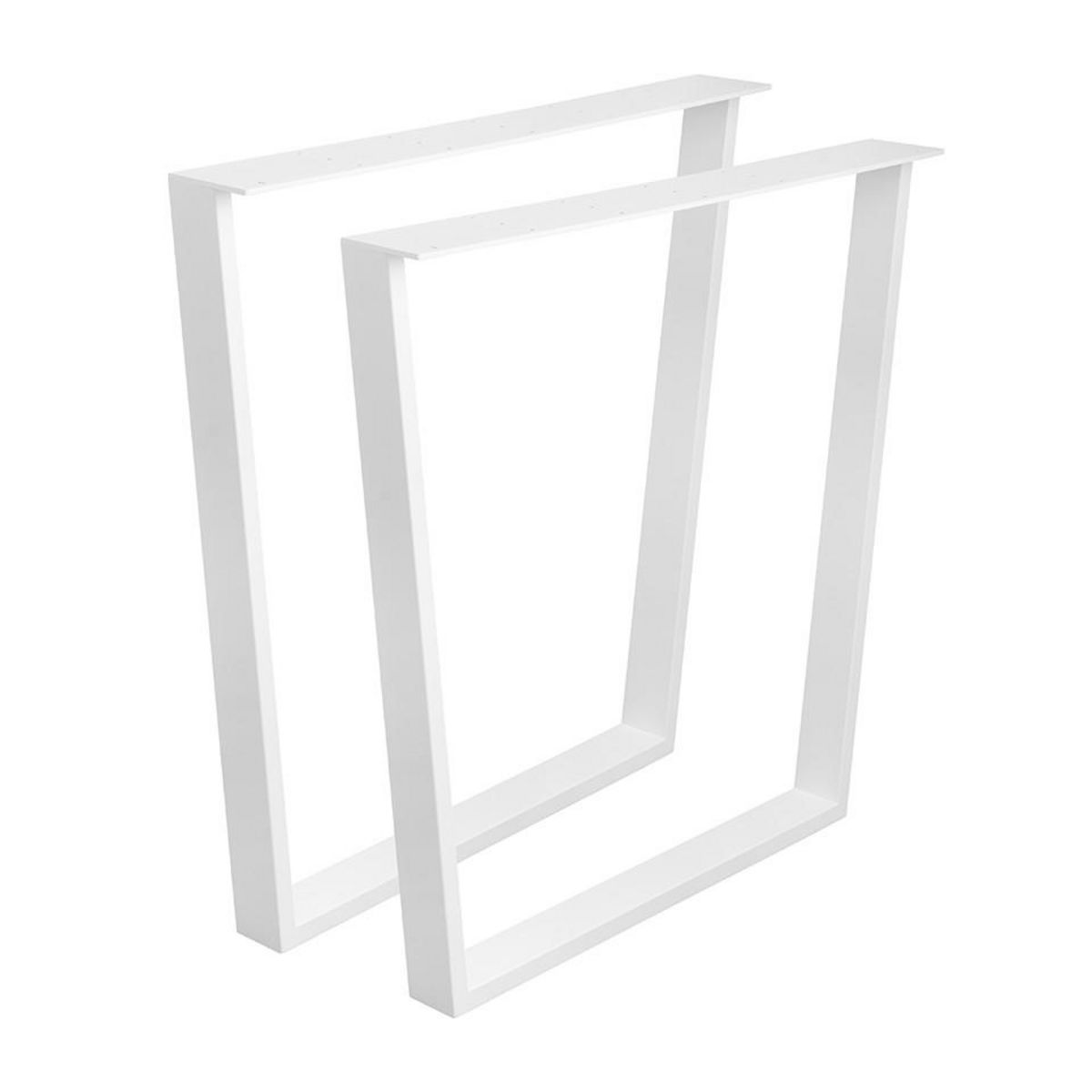 CENTRALE BRICO Pied de table convexe, 710x780, blanc