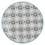 SECRET DE GOURMET Lot de 6 Assiettes Plates  Dolce  27cm Vert