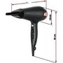 Voir la diapositive 2 : MPM Sèche-cheveux MPM MSW-24 2500 W noir et rose