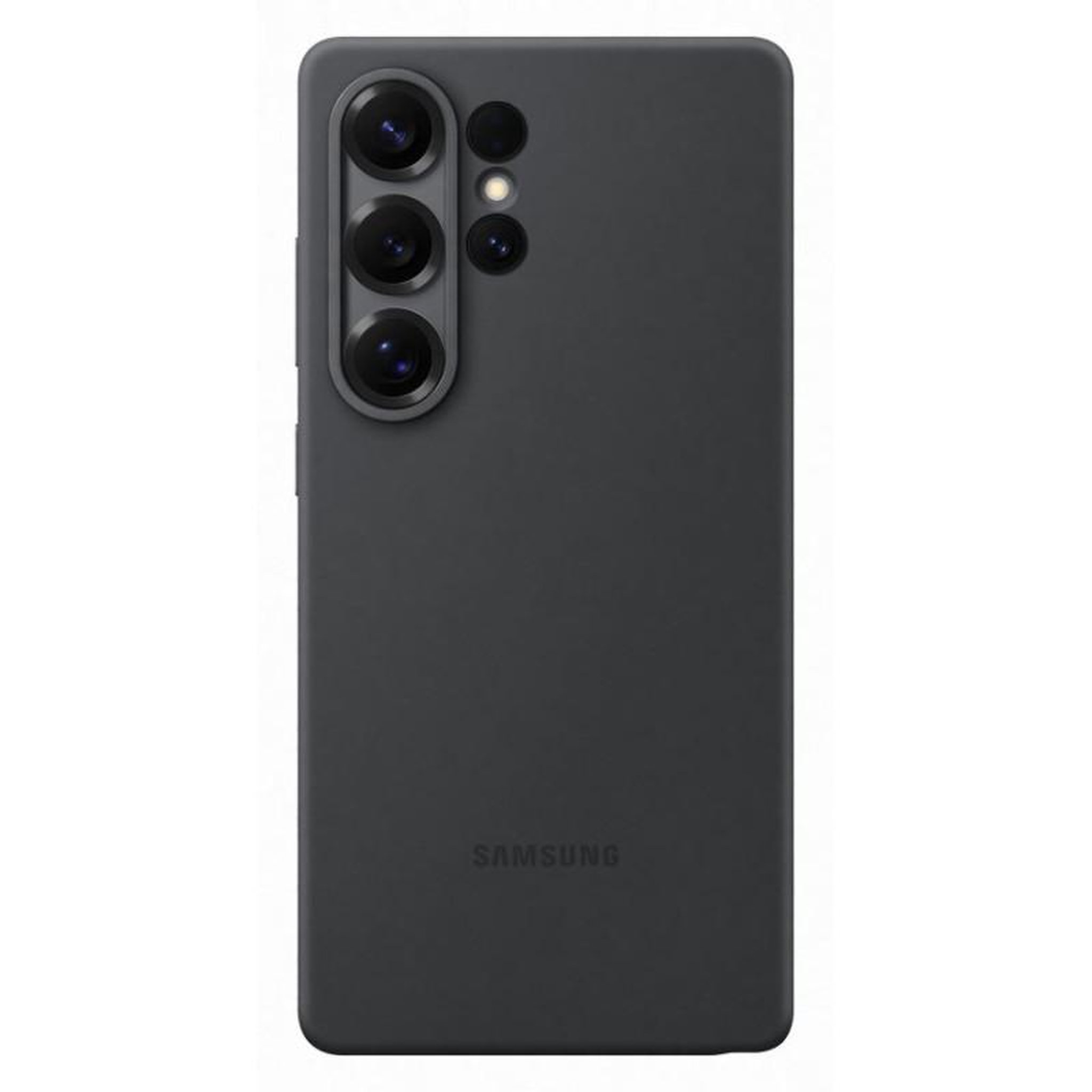 Samsung Coque en silicone pour Samsung Galaxy S25 Ultra Noir