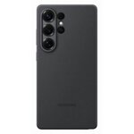 Samsung Coque en silicone pour Samsung Galaxy S25 Ultra Noir