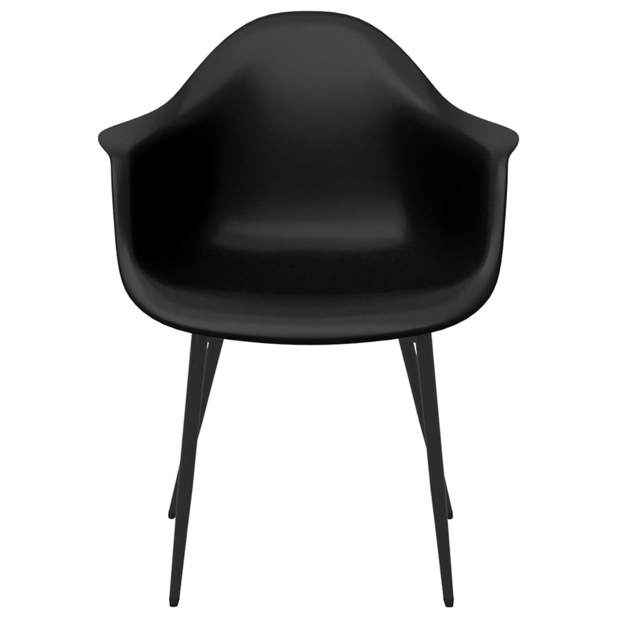 Voir la diapositive 4 : VIDAXL Chaises a manger lot de 6 noir PP