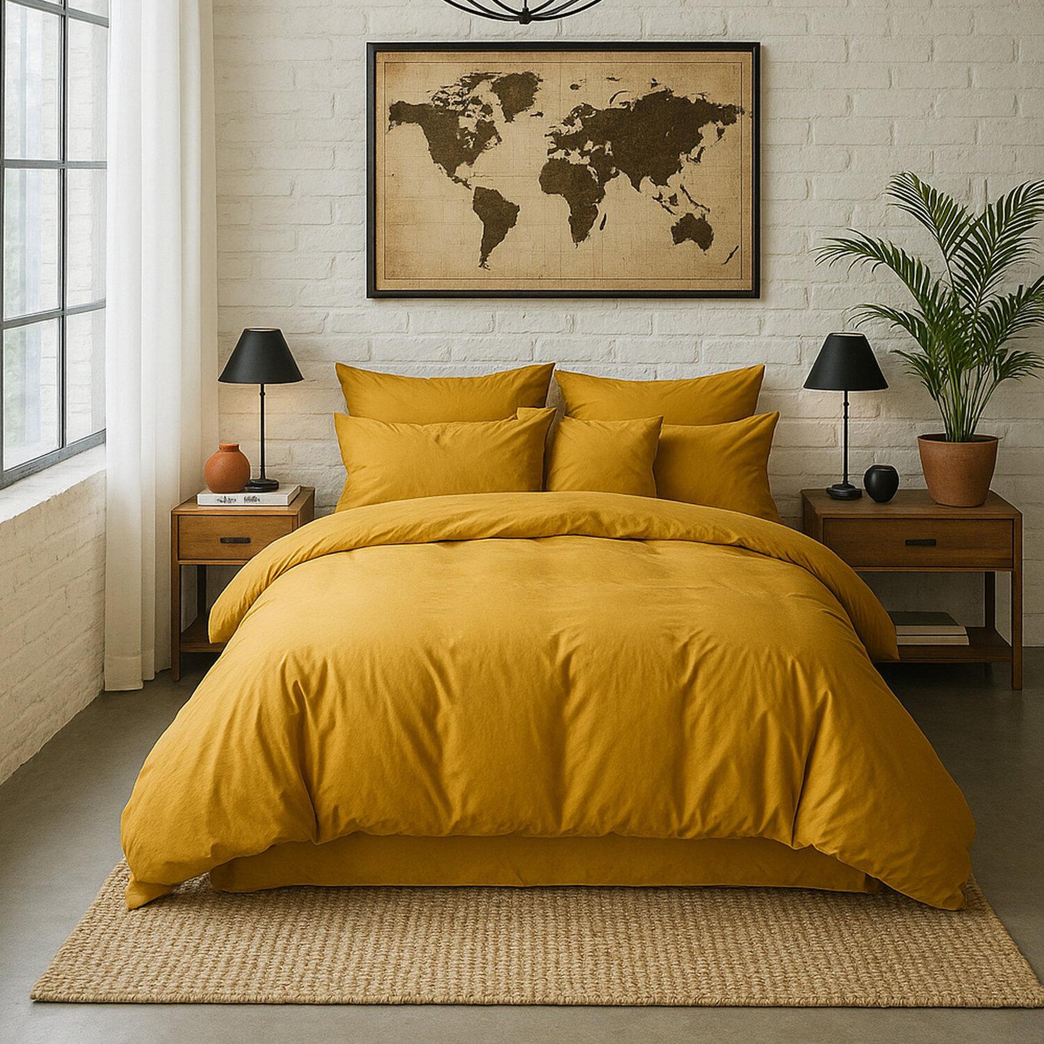 Voir la diapositive 1 : BATON ROUGE Housse de couette 100% percale de coton