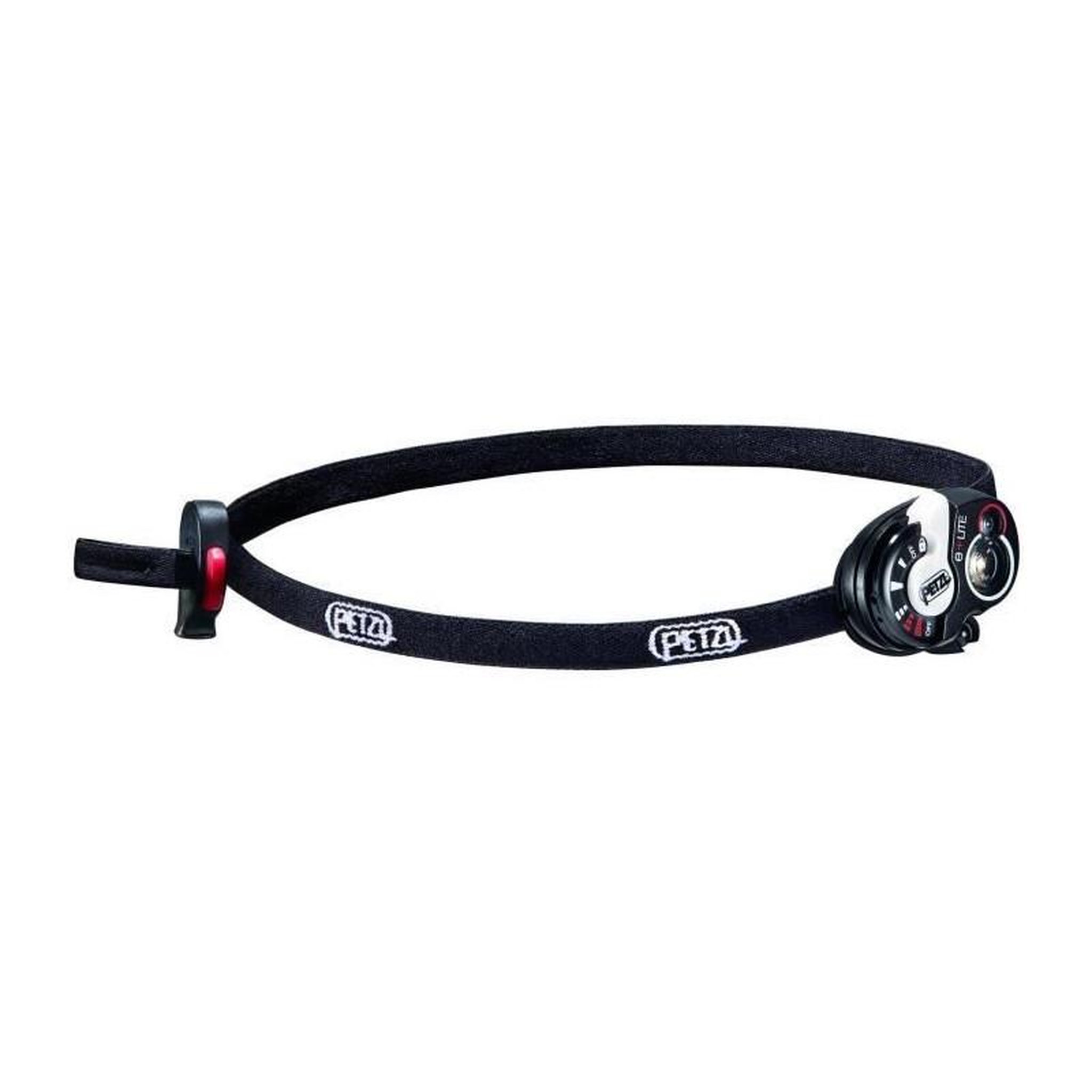 Petzl Lampe frontale de secours avec bandeau - PETZL - E+Lite - 40 lumens - Etui inclus - Noir
