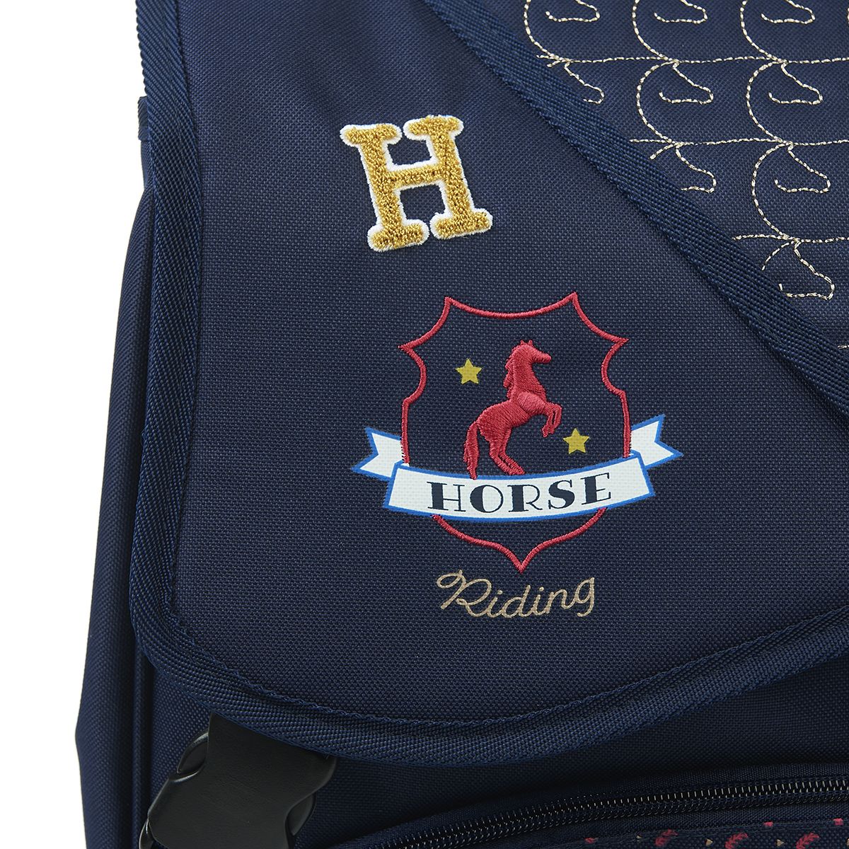 OBERTHUR Cartable 38 cm CP/CE1/CE2 bleu cheval