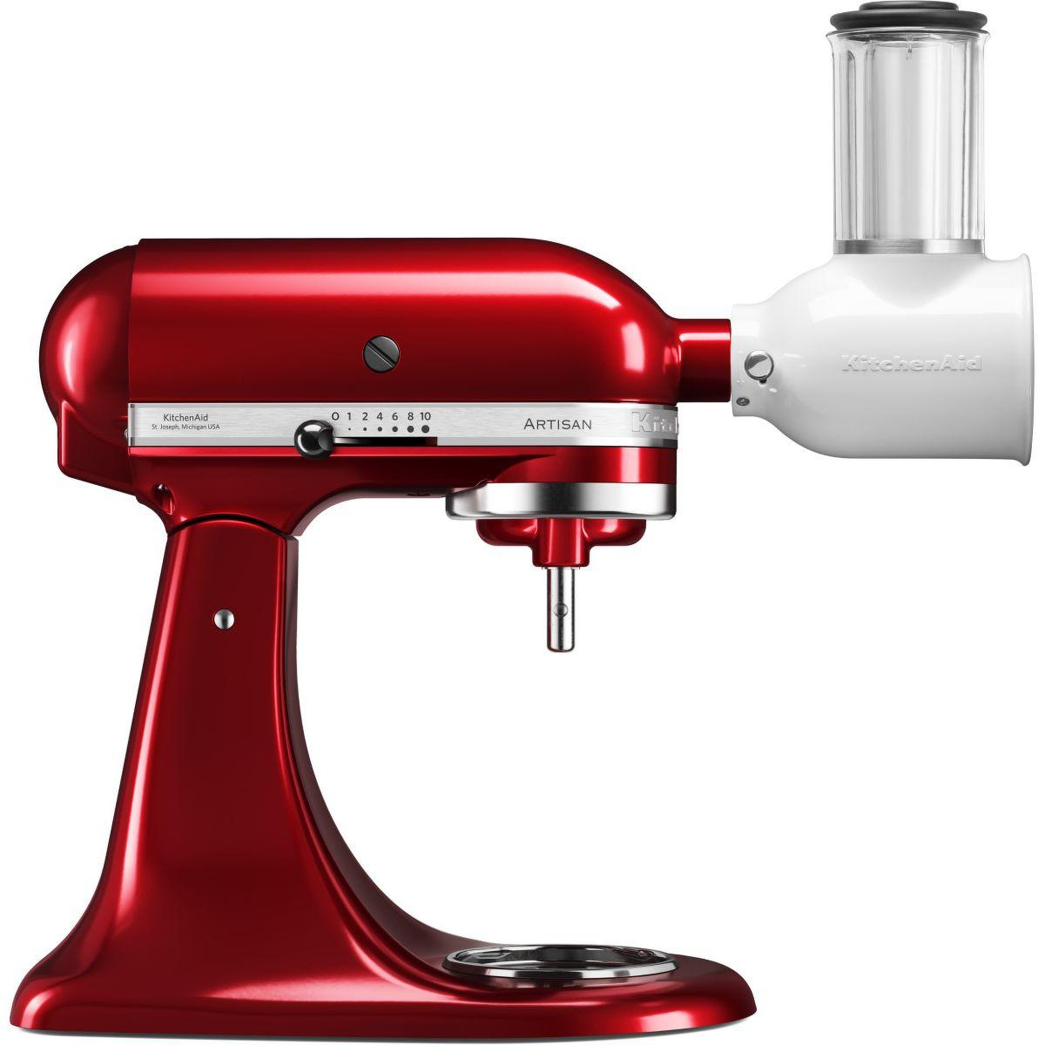 Voir la diapositive 5 : KitchenAid Râpe 5ksmvsa tranchoir/rape a cylindres