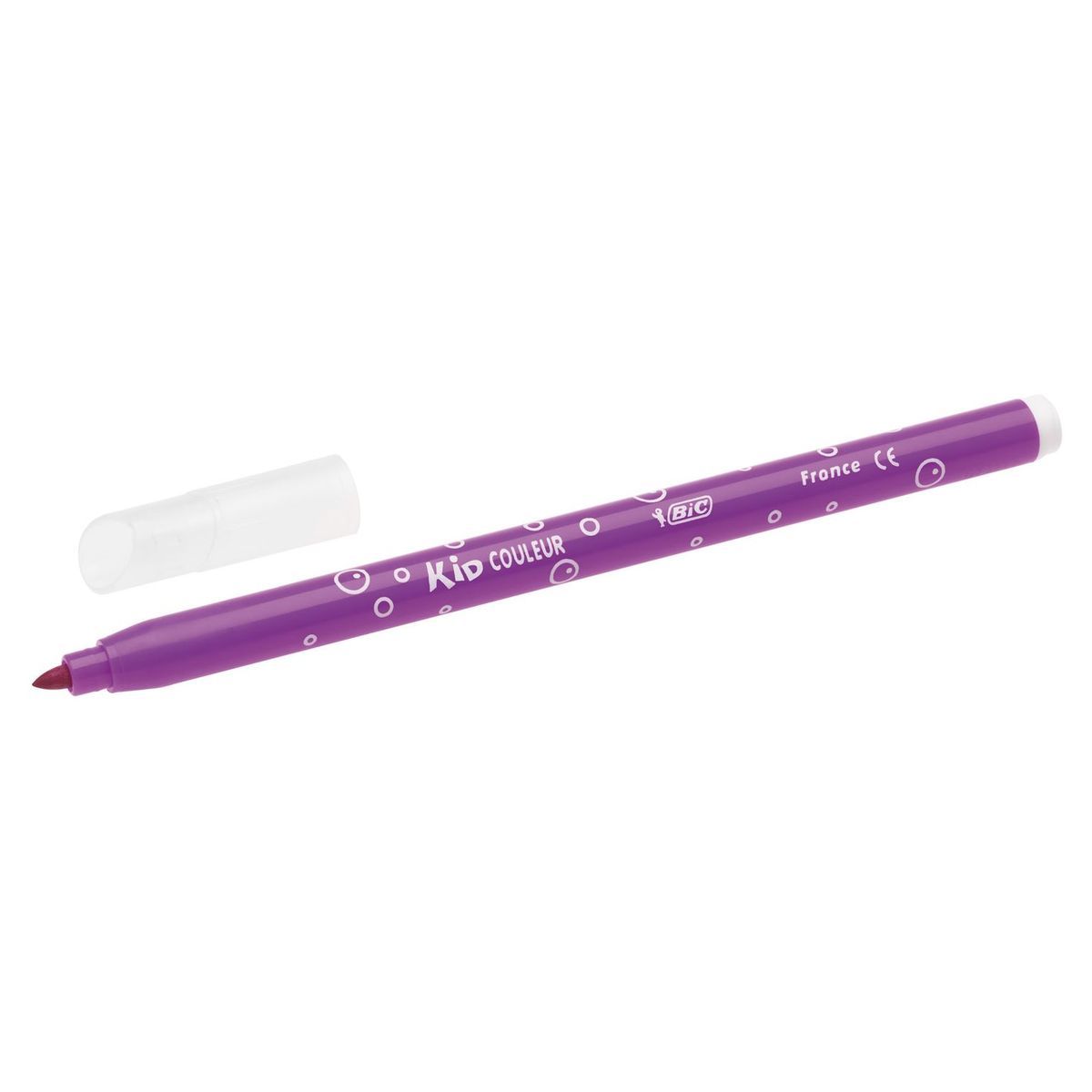 BIC Boîte de 36 feutres de coloriage lavables pointe moyenne KID COULEUR