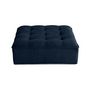 Voir la diapositive 3 : LISA DESIGN Marisol - pouf modulable - velours texturé
