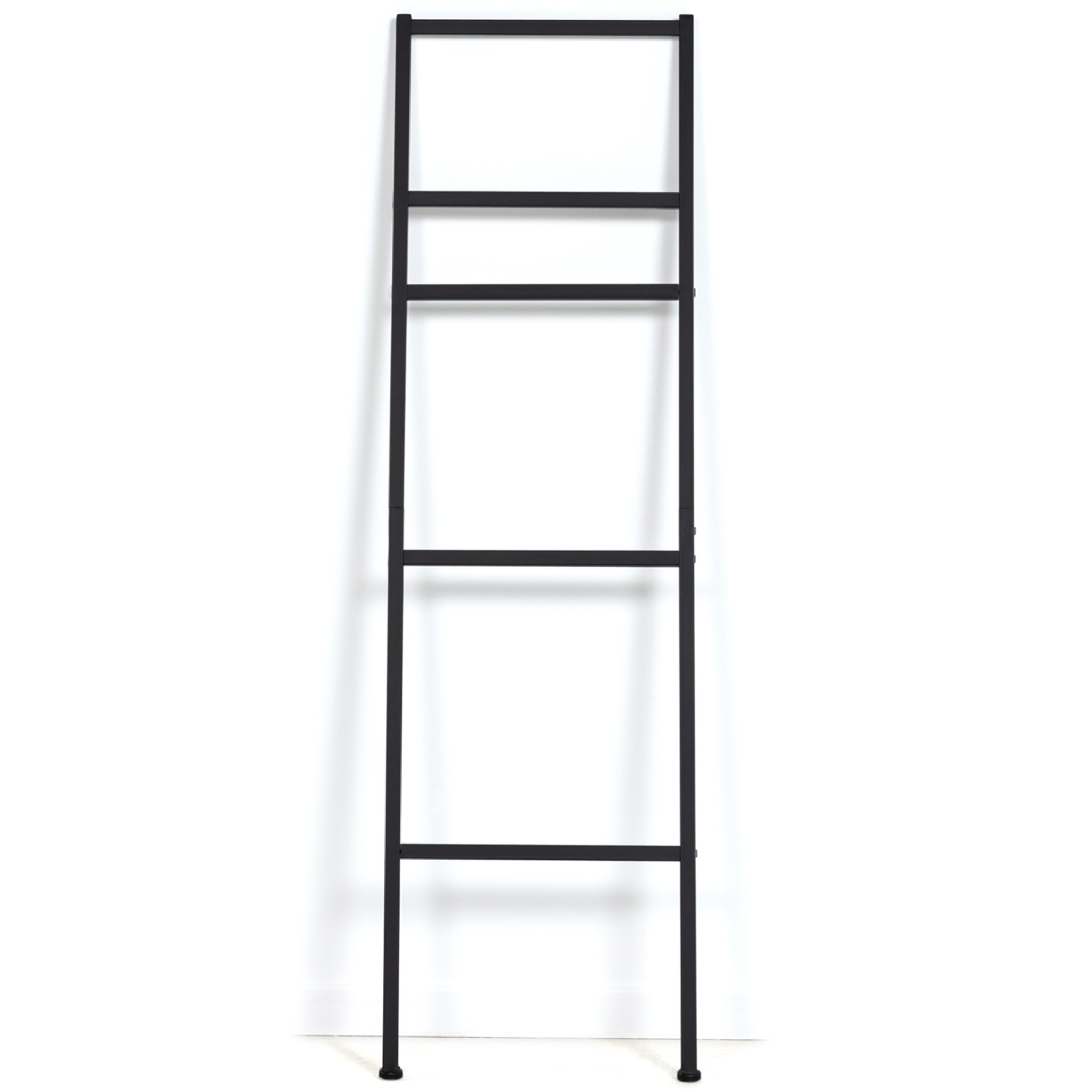 Voir la diapositive 3 : ID MARKET Porte-serviettes échelle 5 niveaux dallas métal noir design industriel
