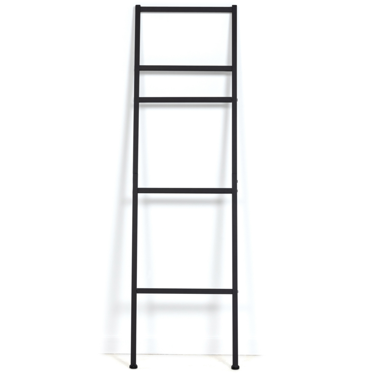 ID MARKET Porte-serviettes échelle 5 niveaux DALLAS métal noir design industriel