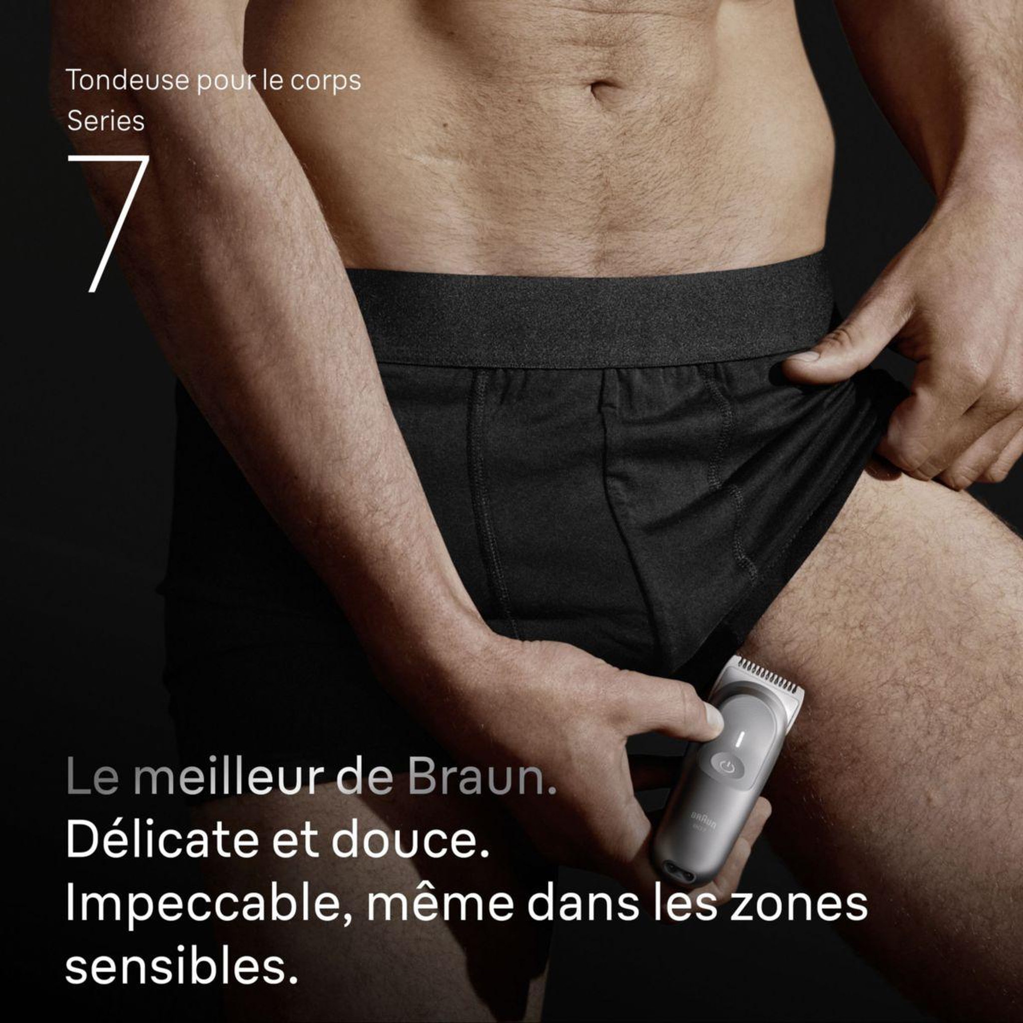 Voir la diapositive 2 : BRAUN Tondeuse corps bg7550