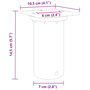 Voir la diapositive 6 : VIDAXL Lampes au sol d'exterieur carree aluminium moule sous pression
