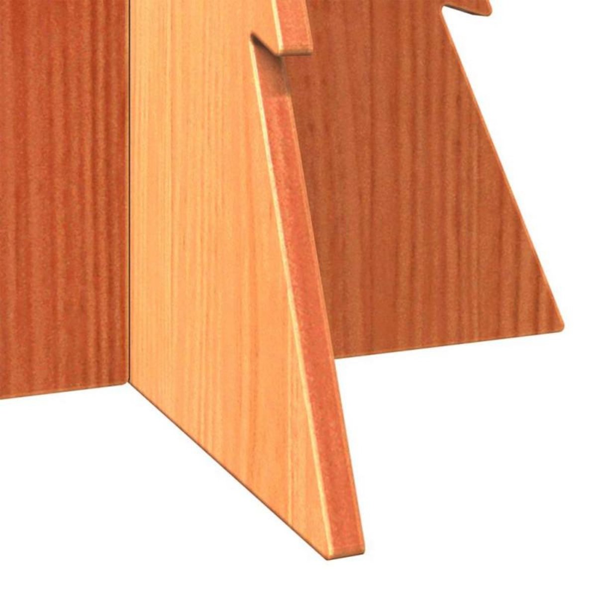 VIDAXL Arbre de Noël en bois pour décoration 80 cm bois de pin massif