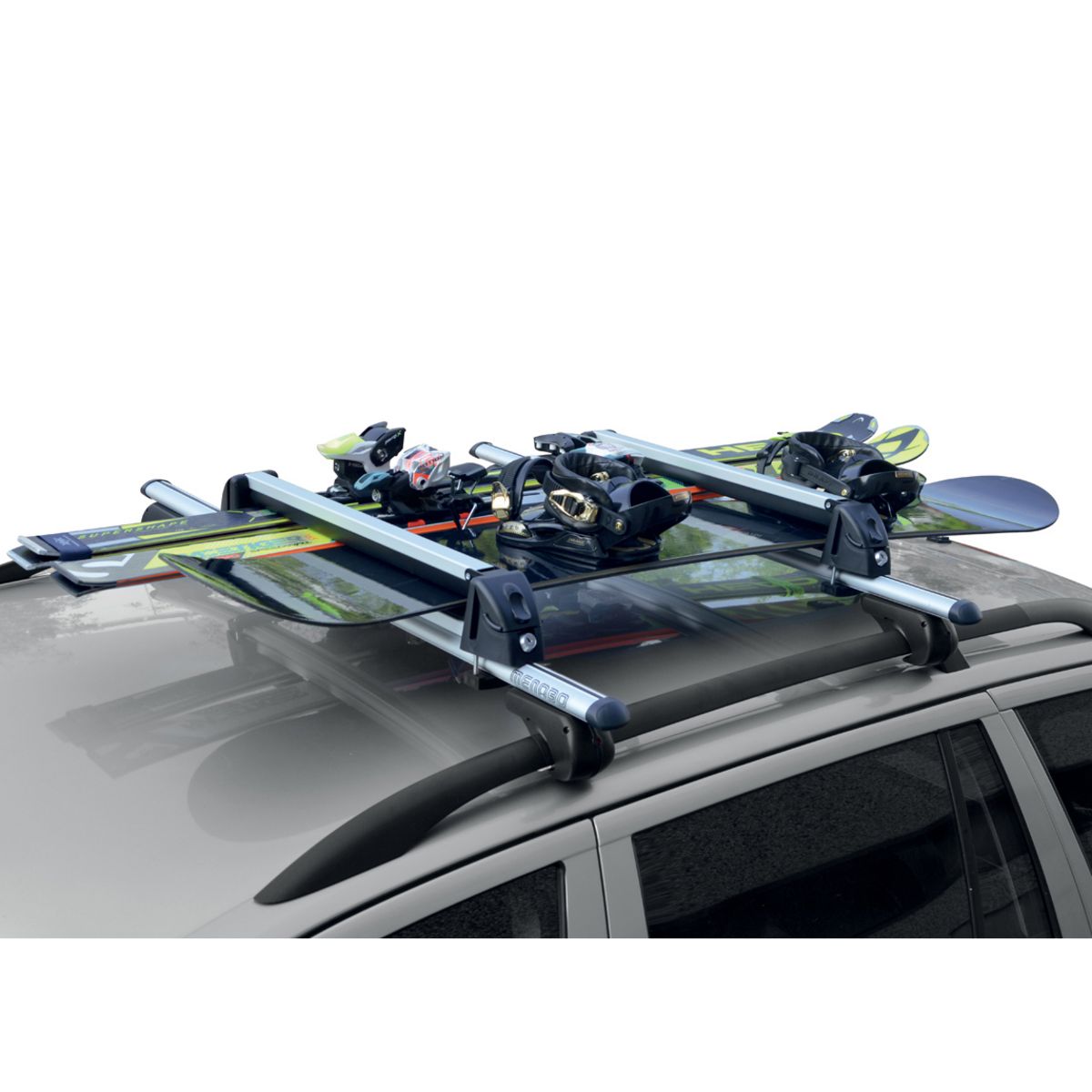 Porte-skis pour barres de toit White Bear 6 