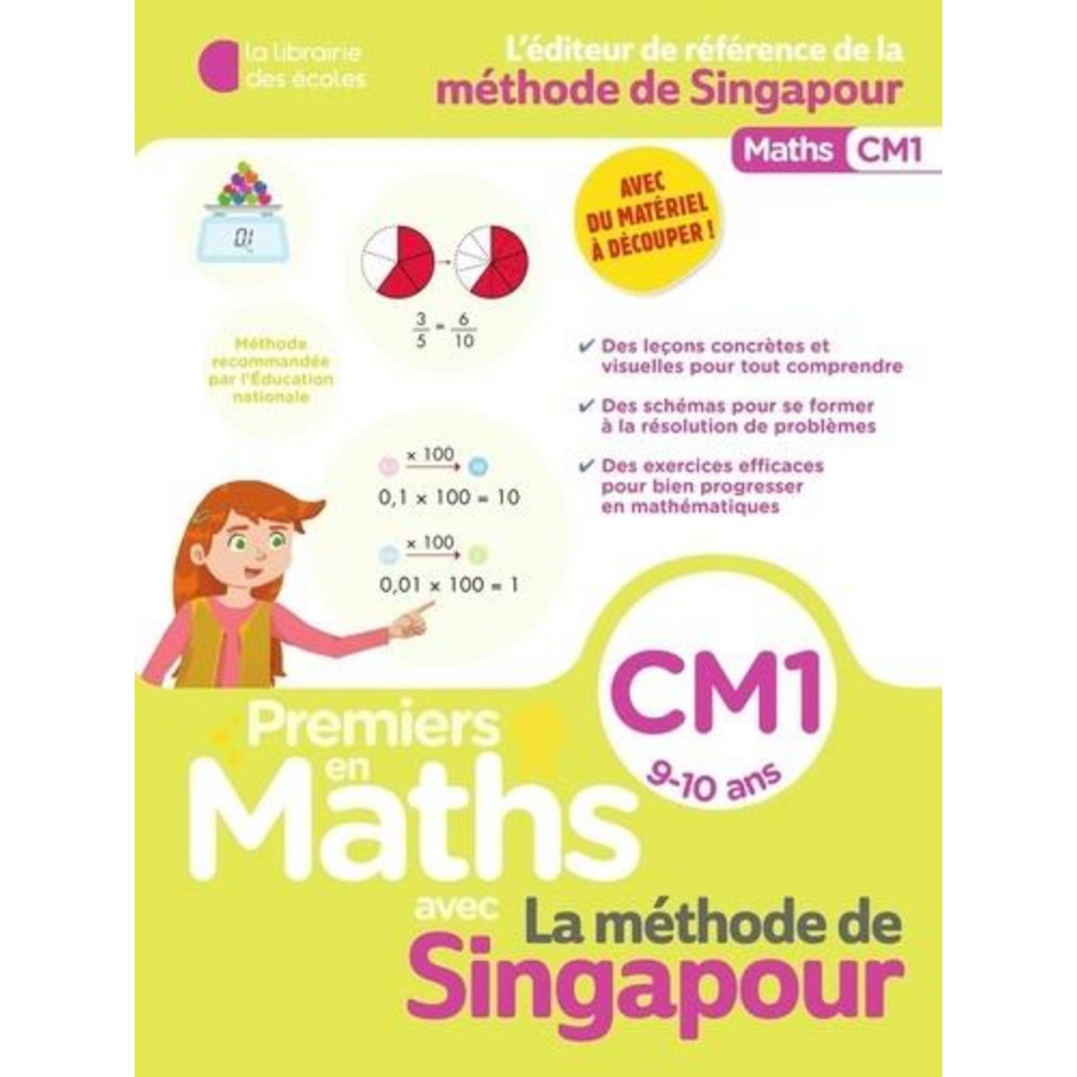 PREMIERS EN MATHS AVEC LA METHODE DE SINGAPOUR CM1. EDITION 2025, Kritter Chantal