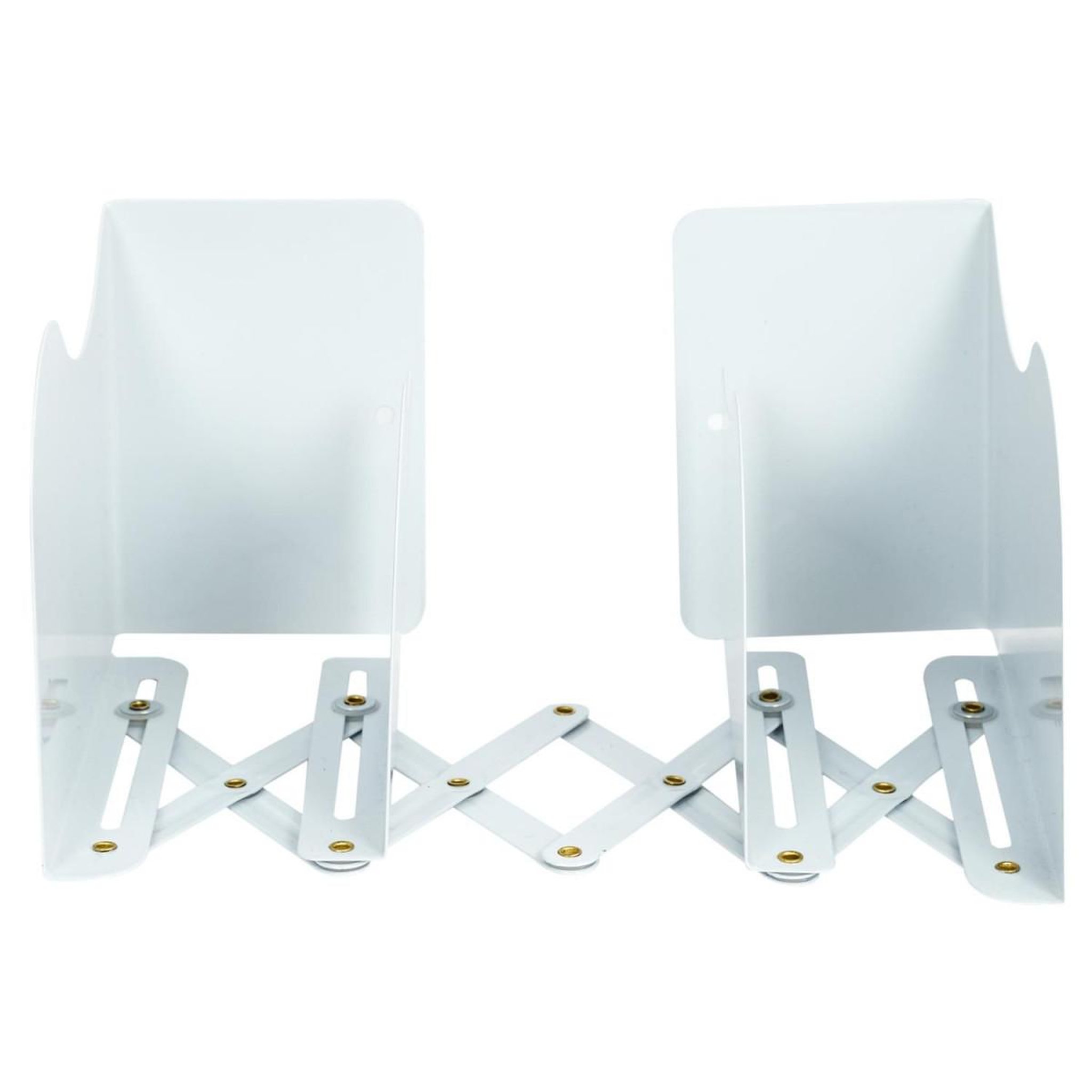 Voir la diapositive 5 : The Home Deco Factory Serre-Livre Extensible  Books  9-46cm Blanc