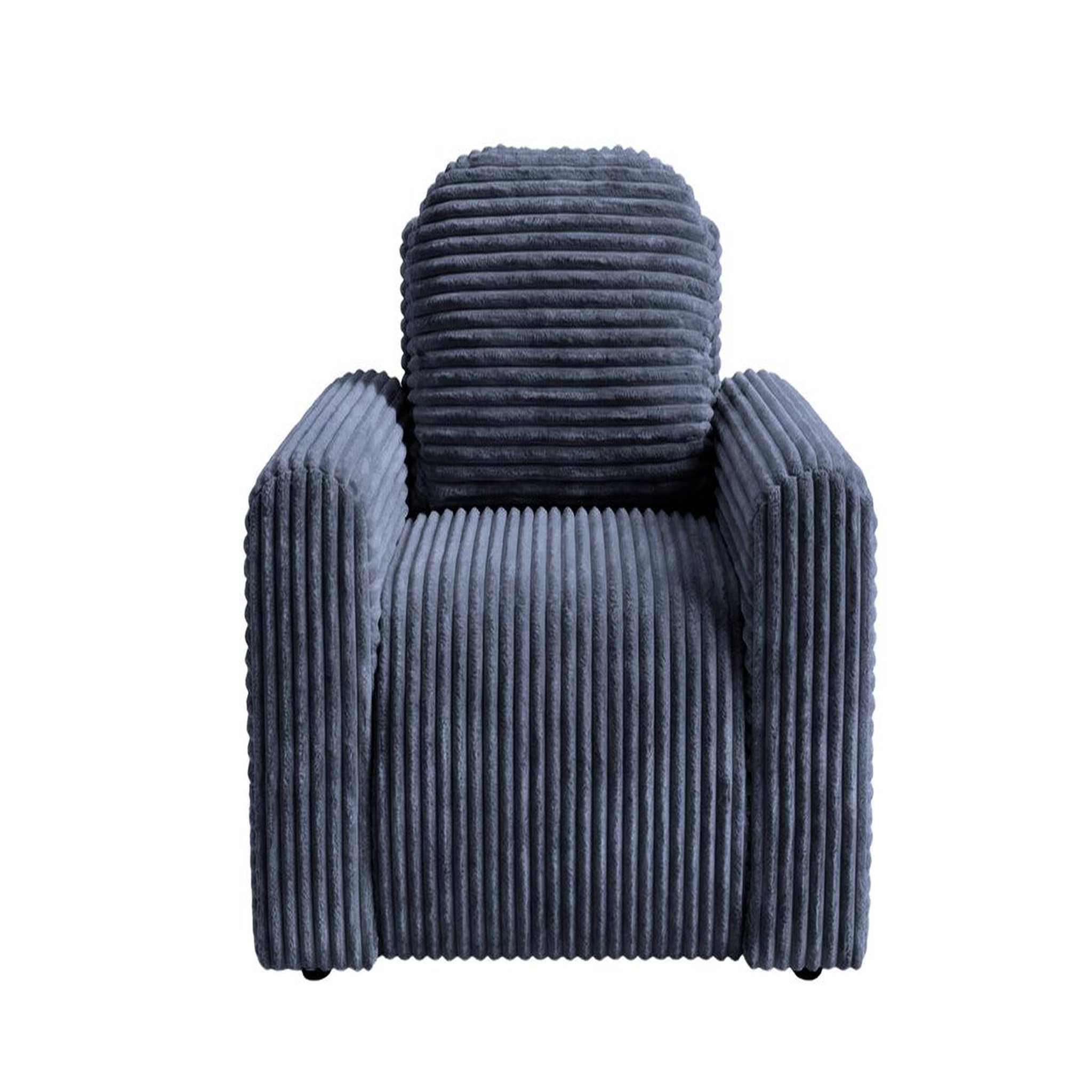 Voir la diapositive 1 : CASANOVA PARIS Elvis - fauteuil gros velours côtelé