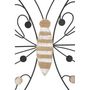 Voir la diapositive 2 : Paris Prix Décoration Murale en Métal  Papillon  39cm Noir & Naturel