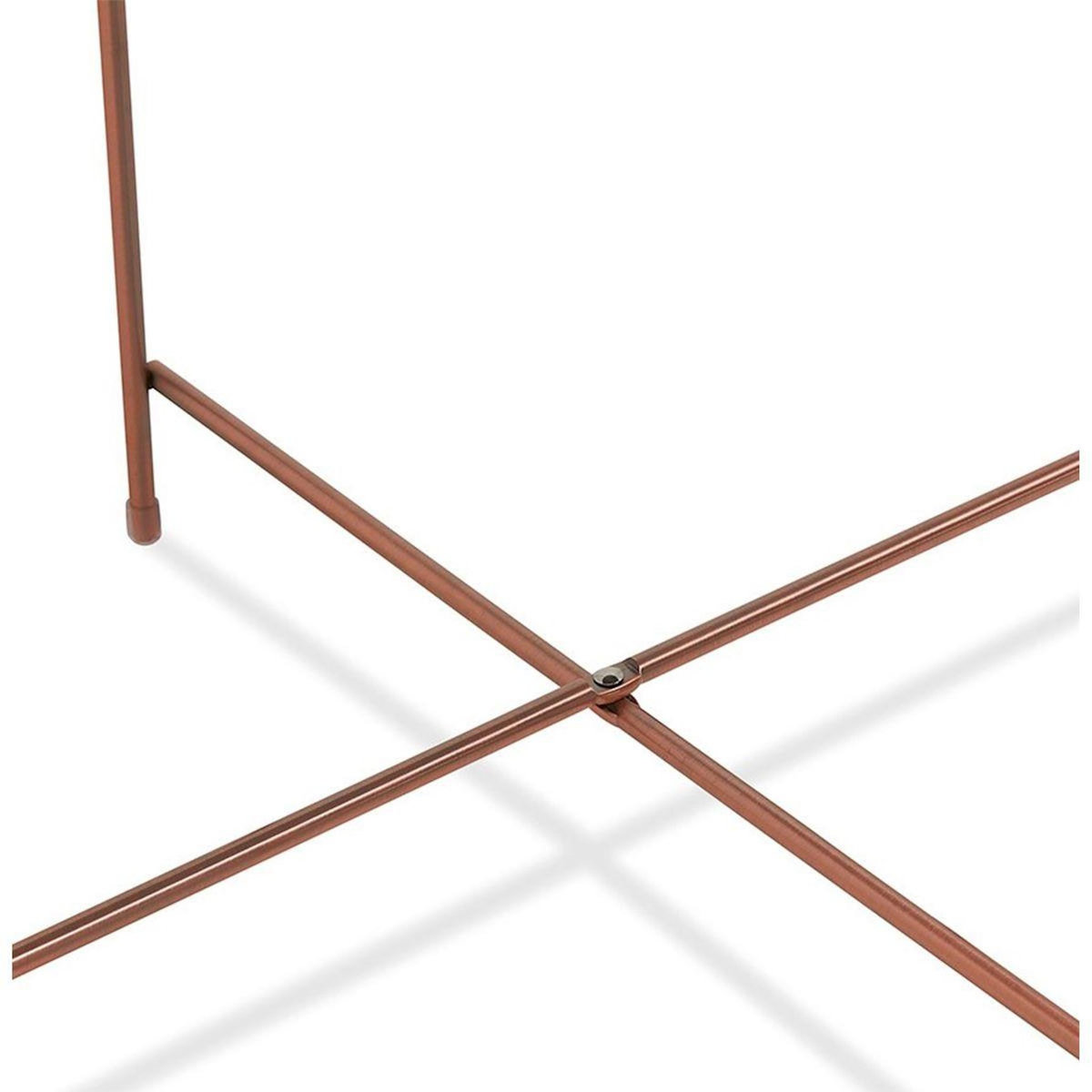 Paris Prix Table Basse Design en Verre  Rona  63cm Cuivre