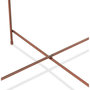 Voir la diapositive 5 : Paris Prix Table Basse Design en Verre  Rona  63cm Cuivre
