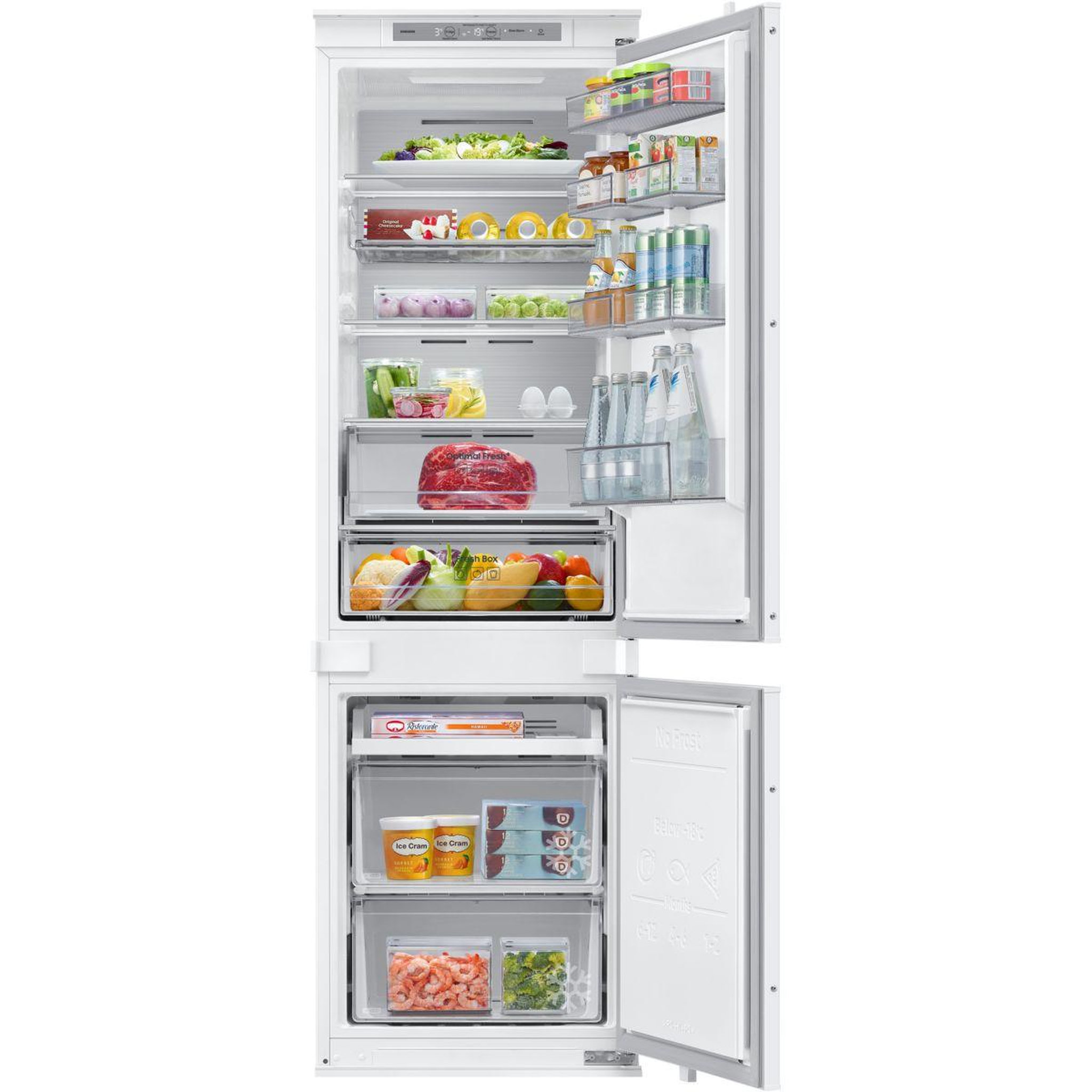 Samsung Réfrigérateur combiné encastrable brb80f26ads0