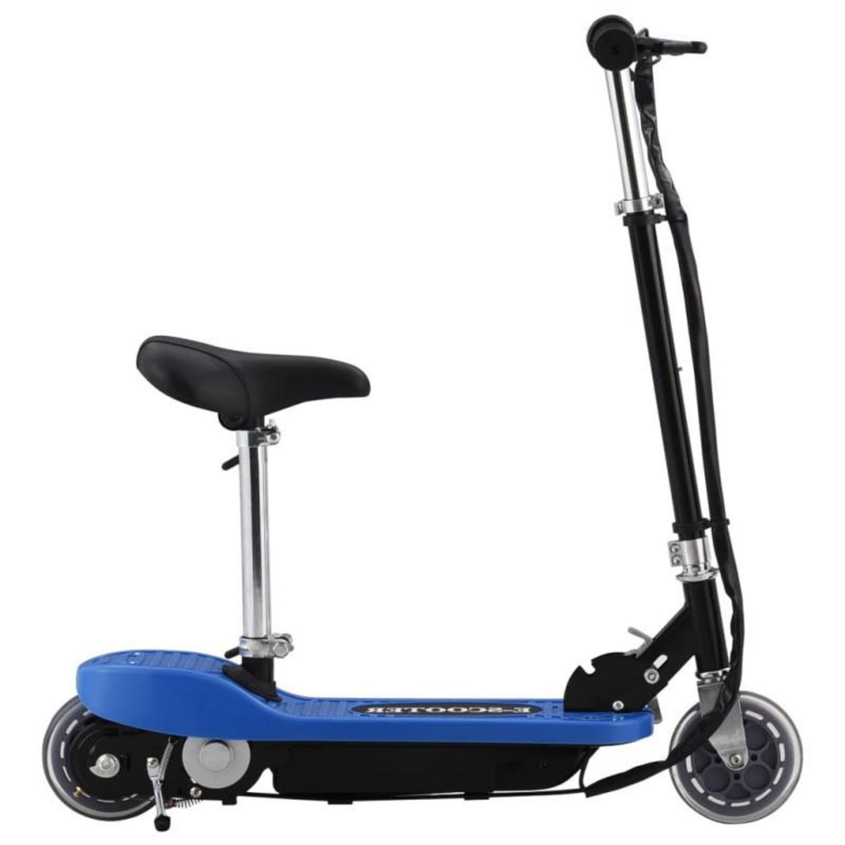 VIDAXL Trottinette électrique avec siège 120 W Bleu