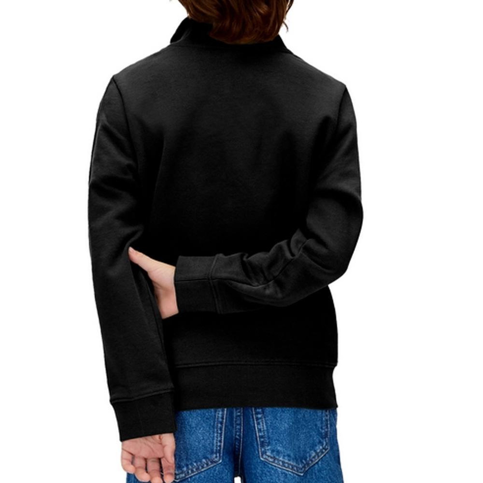 Voir la diapositive 2 : CALVIN KLEIN JEANS Pull Noir Garçon Calvin Klein Jeans Chest