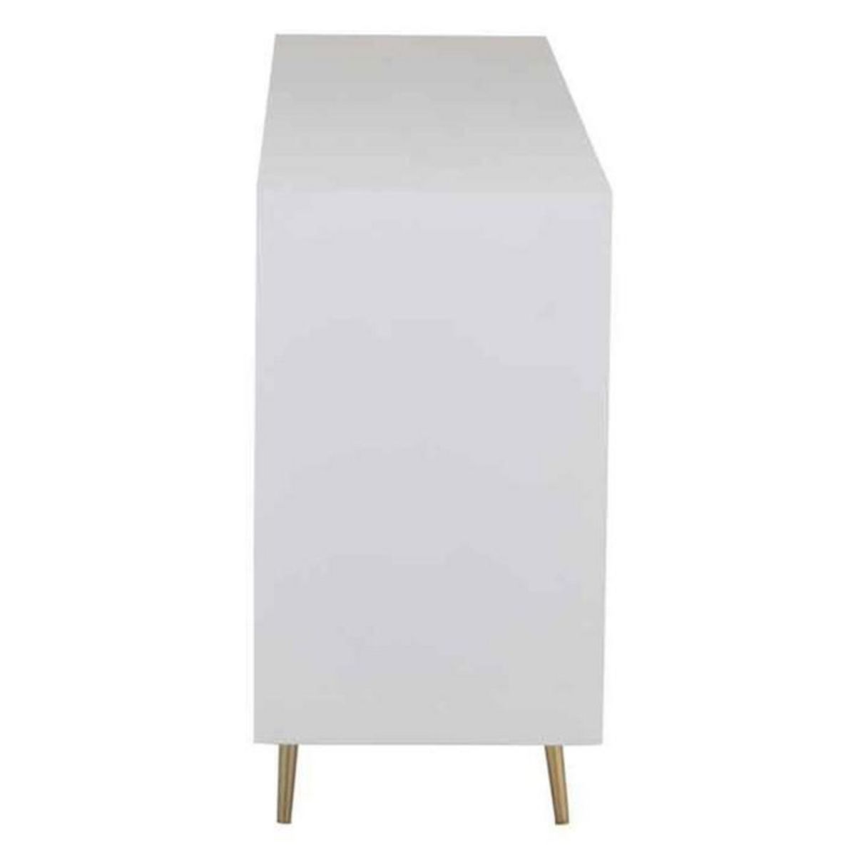 Paris Prix Buffet 4 Portes Design  Remina  160cm Blanc & Or