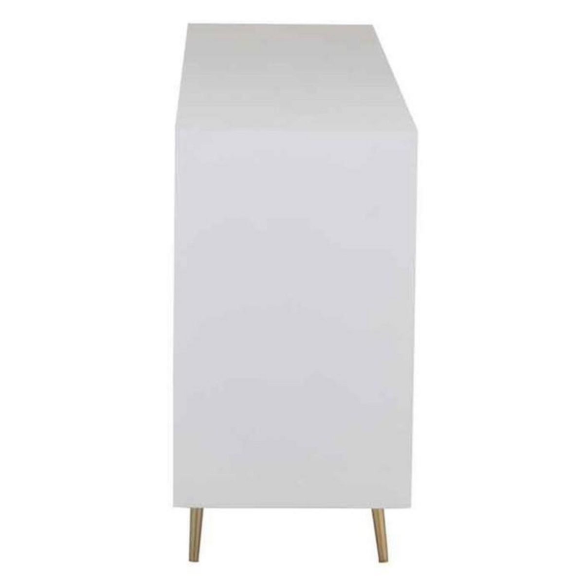 Paris Prix Buffet 4 Portes Design  Remina  160cm Blanc & Or