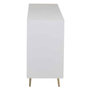 Voir la diapositive 3 : Paris Prix Buffet 4 Portes Design  Remina  160cm Blanc & Or