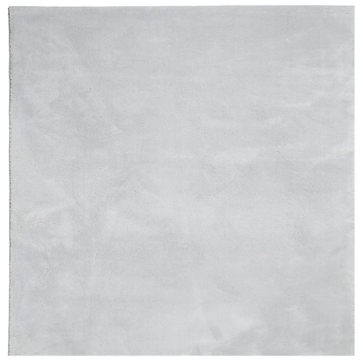 VIDAXL Tapis HUARTE a poils courts doux et lavable gris 240x240 cm