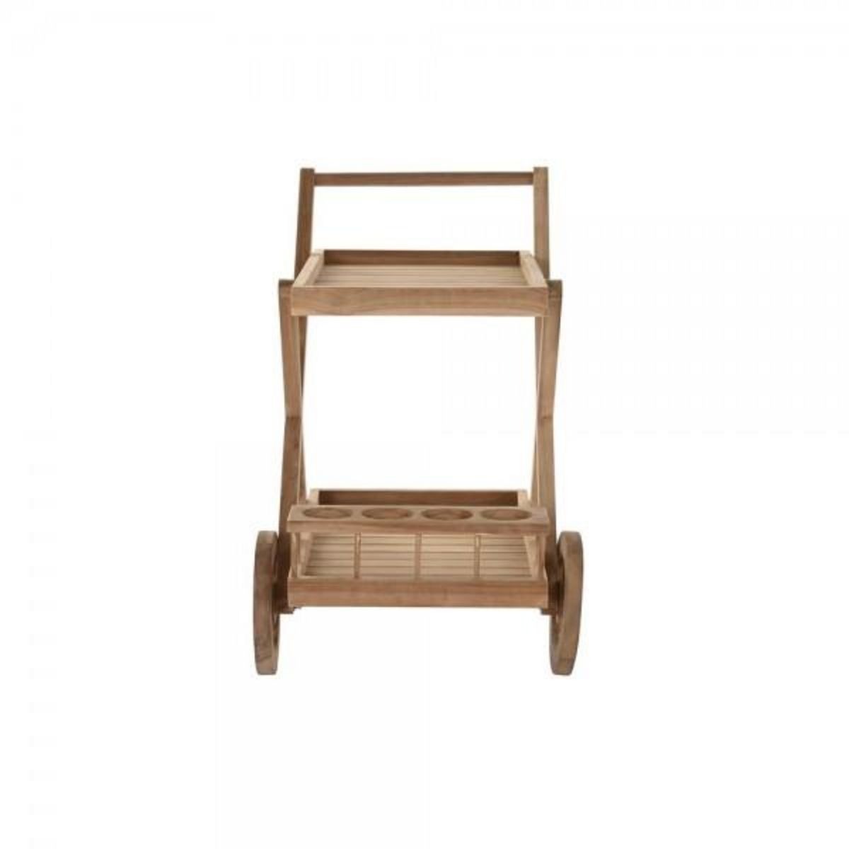 MARKET24 Chariot Multi-usages DKD Home Decor Marron 70 x 55 x 84 cm (70 x 50 x 84 cm)