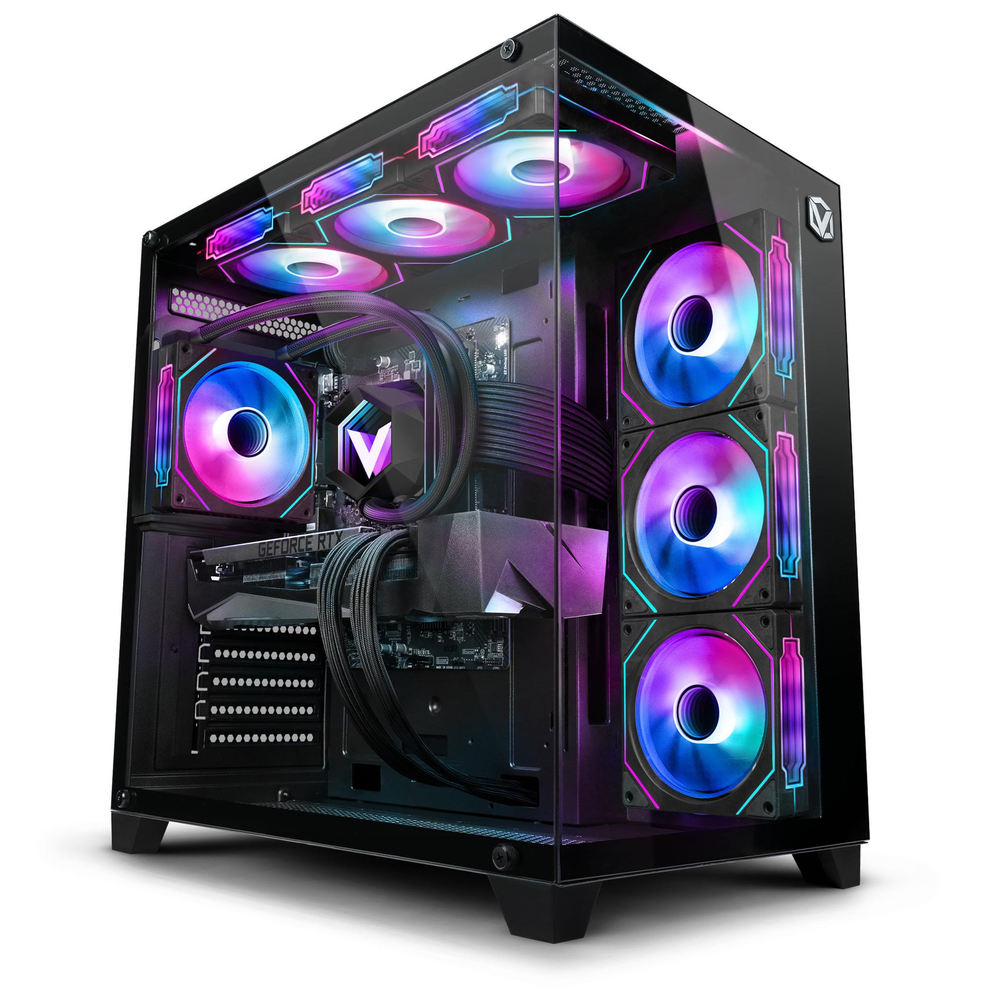 VIBOX PC Gamer - i7 12700KF, RTX 5070 Ti, 32 Go RAM, 1 To NVMe, Windows 11, WiFi 6 + Bluetooth 5.4