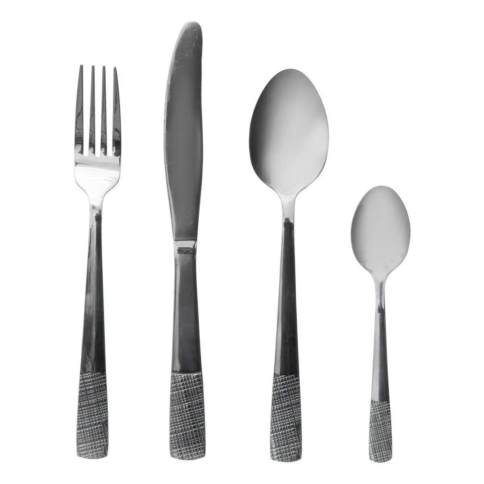Voir la diapositive 1 : SECRET DE GOURMET Ménagère 24 pièces inox  sarah  gris