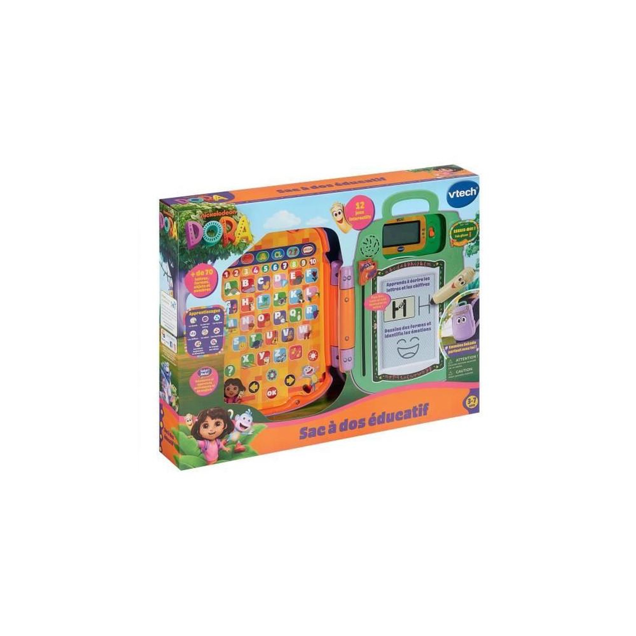 Voir la diapositive 5 : VTECH Sac à dos éducatif VTech Inspiré de Dora