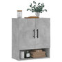 Voir la diapositive 3 : VIDAXL Armoire murale gris béton 60x31x70 cm bois d ingénierie
