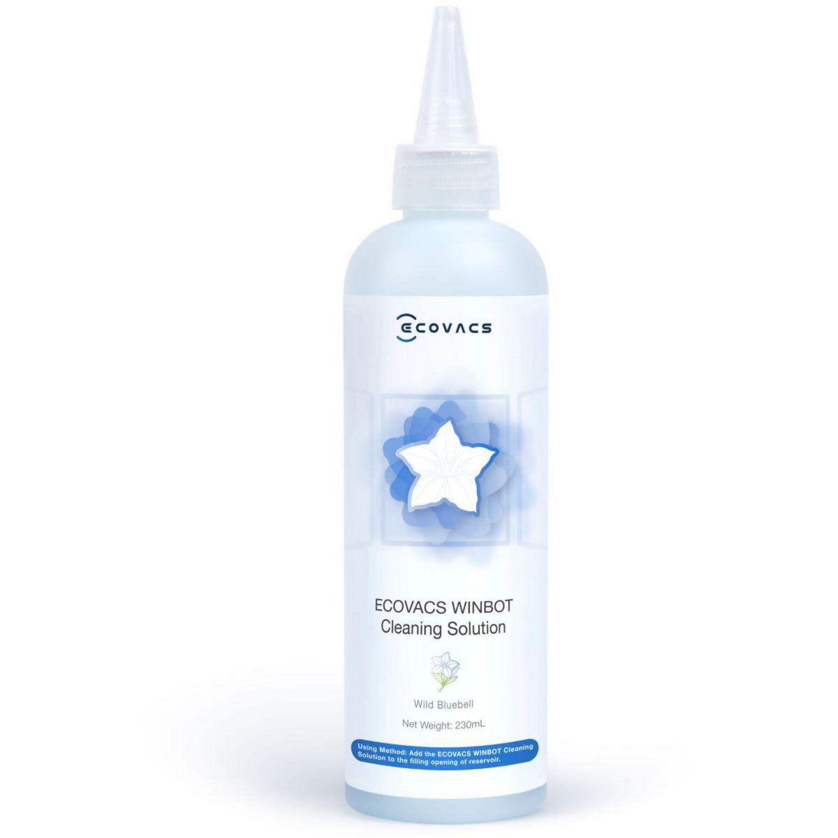 ECOVACS Détergent de nettoyage 230 ml pour Winbot