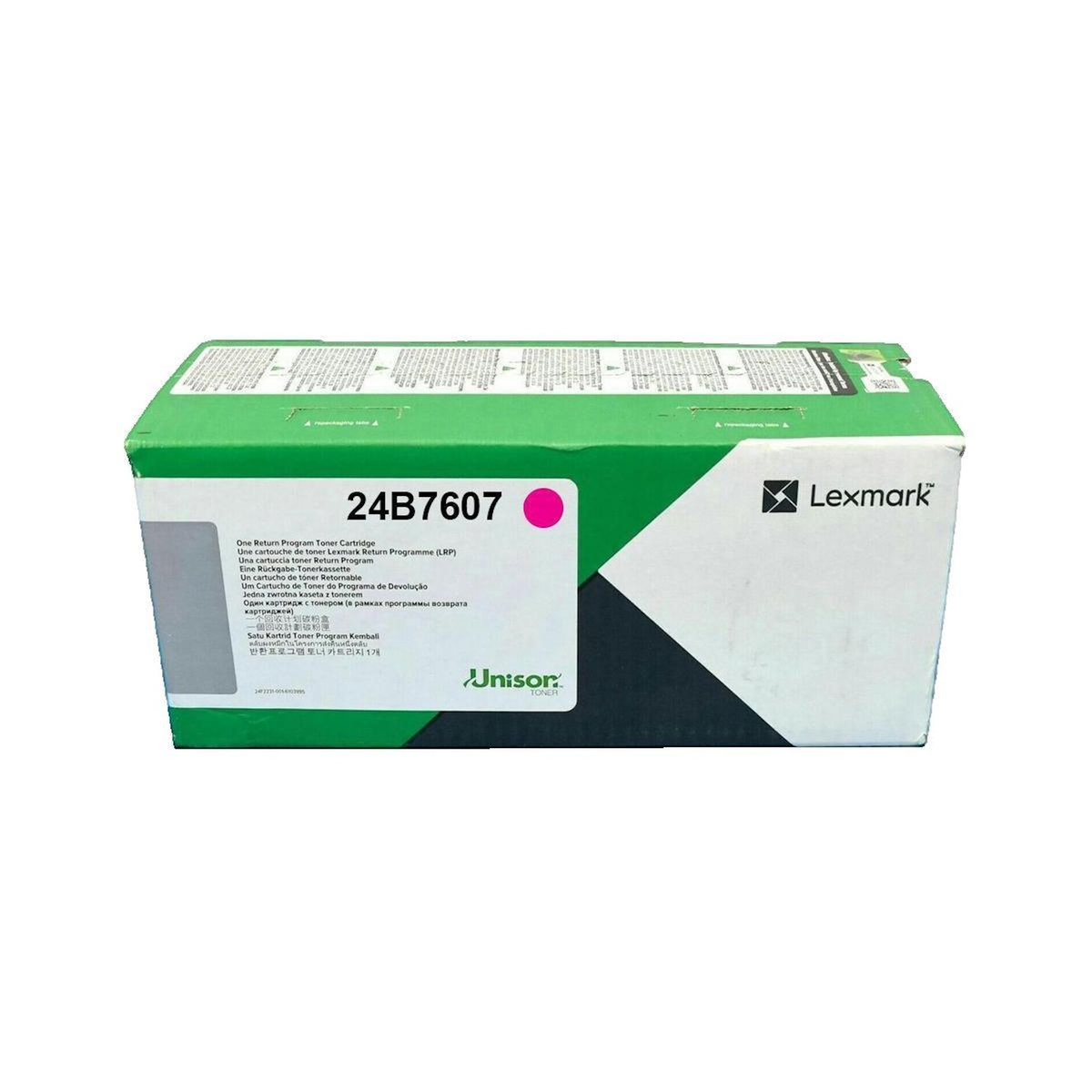Lexmark Cartouche de toner Lexmark 24B7607 Magenta