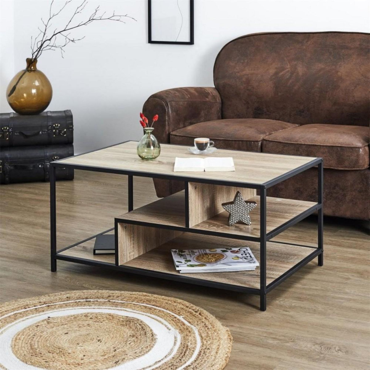 The Home Deco Factory Table basse industrielle